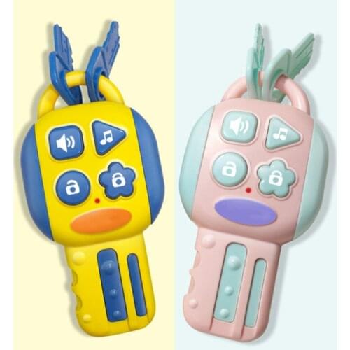 Baby Toy Musical Car Key Vocal Smart Remote Car Voices Pretend Play Flashing Educational Toys for Children Baby Music Toys