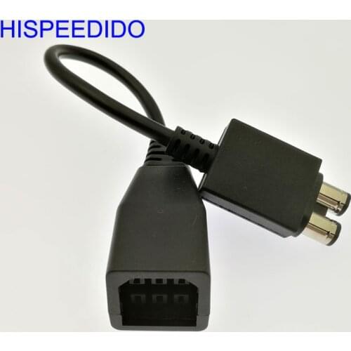 HISPEEDIDO 10 pcs High quality Black AC Power Supply Cable Converter Adapter For Microsoft Xbox 360 To Xbox 360 Slim Game Cable