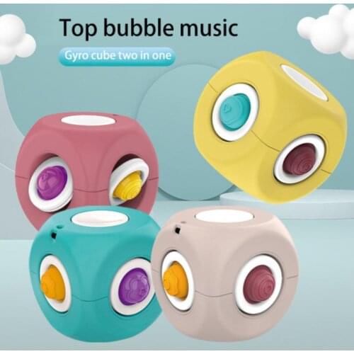 1PC Anti-Stress Rotating Bean Fingertip Toy Childrens Puzzle Decompression Toy Adult Kids Anti Stress Toy Fun Fidget Toys