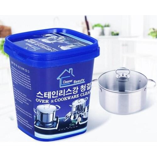 500g Rust Remover Kitchen Stainless Steel Pot Pan Kitchenwares Stain Dirt Cleaner Kitchen Clean Tool Rust Remover