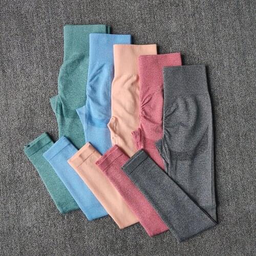 WAREBALL High Waist Seamless Yoga Pants Push Up Leggings For Women Sport Fitness Workout Yoga Legging Squat Proof Sports Tight