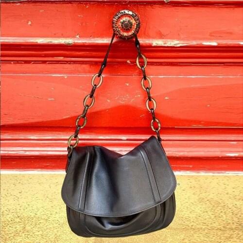 Female Pu Leather Ins Hot Sale Retro Chain Designer Bag Women 2020 New Casual Wild Solid Single Shoulder Messenger Fashion Bag