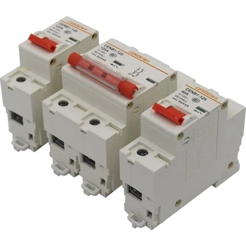 Best 2P 120V 125A 100A 80A 63A CENB1-125 Battery car DC circuit breaker mini circuit breaker MCB with 10KA breaking capability