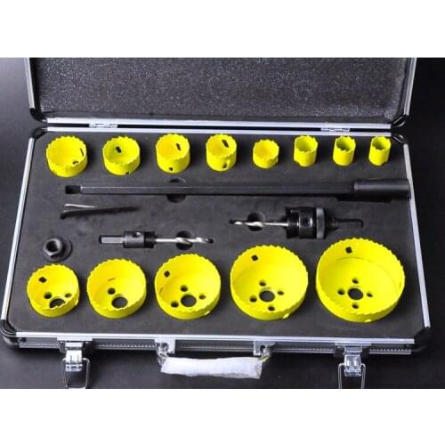 M42 Pipe Downlight Hole Opener Bi-metal Hole Opener Set Gypsum Board PVC Sheet Woodworking Hole Drill