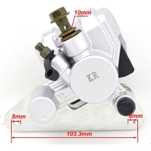 Motorcycle Disc Brake Caliper Brake Shoe Sets For Honda WH100 SCR100 GCC100 WH 100 Spare Parts