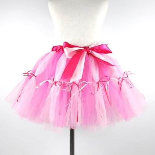 Pink Princess Kid Children Candy Tutu SkirtsGirls Tutu Pettiskirt Dance Skirt Ball Gown girl princess birthday Cloth Skirt Dress