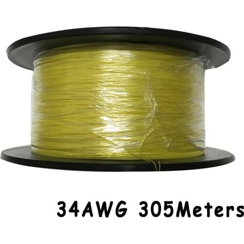 Silver Plated OK Wire Welding Maintenance Line Flying Cable PCB 34AWG UL1423 High Temperature Silver Plated Jumper Line