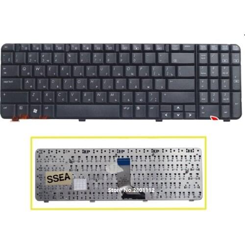SSEA New Russian Keyboard black for HP Compaq CQ61 G61 CQ61-100 CQ61-200 CQ61-300 laptop RU Keyboard