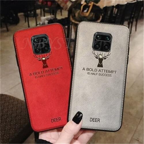 Cloth Texture Case For Xiaomi Redmi 9 9AT 9C NFC 9A 9T 8A 7A K40 Redmi Note 10S 9S 8T 9 8 7 Pro Soft Silicone Frame Fabric Cover
