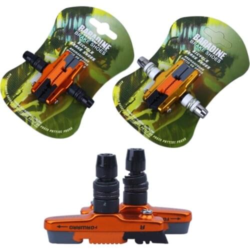 BARADINE Taiwan Bicycle Brake Leather Folding Vehicle Brake Leather V Brake Wear Resistance Silent Brake Leather 470CV