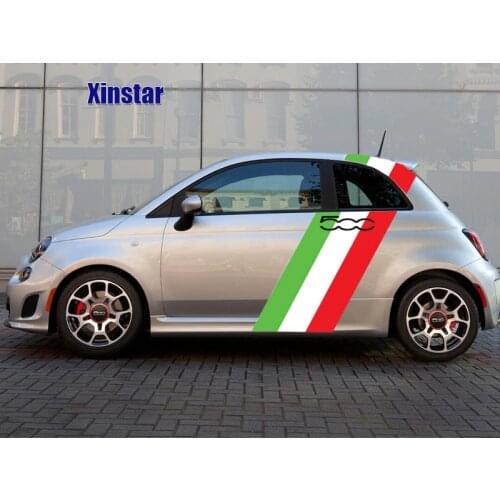 1set Decal Sticker car body sticker for fiat 500