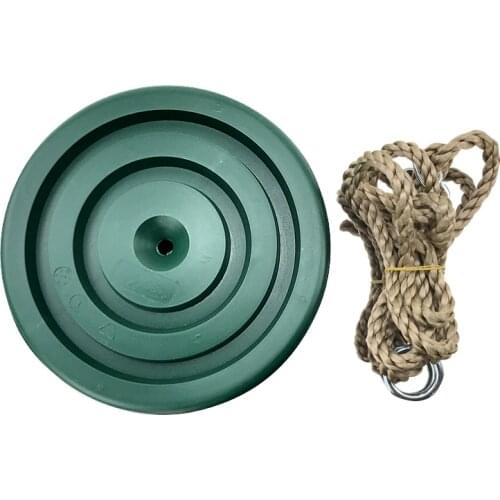 1PC Children Swing Disc Toy Seat Kids Swing Round Rope Swings Outdoor Playground Hanging Garden Play Entertainment Activit