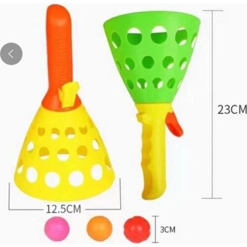 10 pack Children Educational Elastic Throwing and Catching Interaction Double Catapult Outdoor Sports Birthday Party Favors Toys