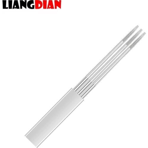 100PCS 3 Rows R3 Round 3 x 3 Pins Needles Cartridges For 3D Permanent Makeup Fog Eyebrow 3P Tattoo Needles Microblading Blades