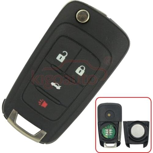 13504200 Flip remote key 4 button 315Mhz 5912543 for Chevrolet Malibu Sonic Orlando OHT01060512 kigoauto