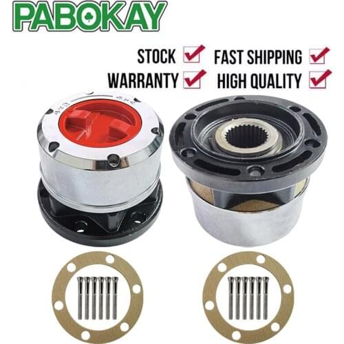 2 pieces x FOR NISSAN King Cab Pathfinder H.B.--94 Navara D21 Terrano I Manual Free wheel locking hubs B019HP AVM429HP AVM452HP