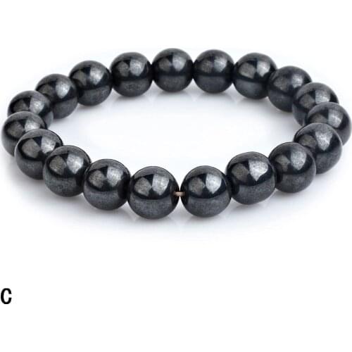 2021 Fashion Charm Jewelry Hematite Adjustable Bracelet Vintage Black Magnet Cuff Bracelets for Women Pulseras Mujer