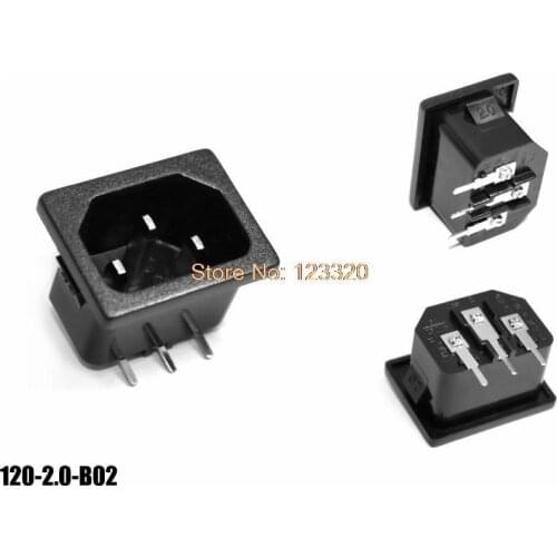 20pcs/lot AC Power Socket Adapter 3Pins