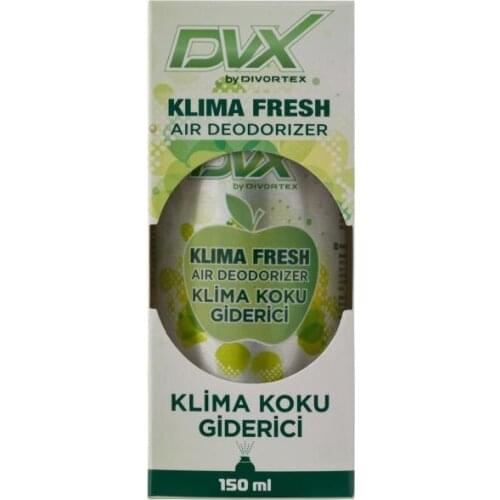 Divortex Air Conditioning Fresh Air Deodorizer, Green Apple 150 ml
