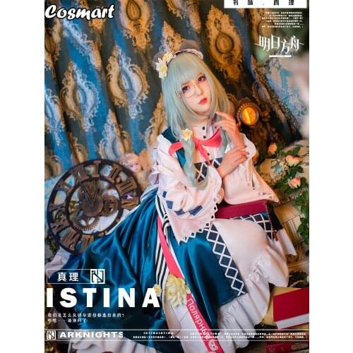 Anime Arknights Istina Book Taste RHODES KITCHEN Lovely Lolita Game Suit Dress Uniform Cosplay Costume Halloween Suit For Women
