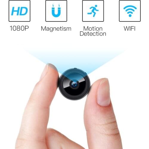 Tiny Mini Wifi Camera 1080P HD Live Video Real Time Remote Phone Monitor Night Vision Motion Sensor IP Micro Cam Body Camcorder