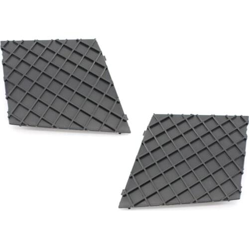 New 2PCS Black Glossy Front Hood Kidney Grille Grill Dual Line Compatible Fit BMW 5-Series E60 E61 M Package 2004-2009 Right