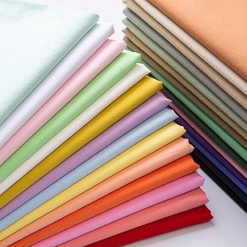 Dresses Sewing Bed Sheet Baby Crib Pillow Cover DIY Sewing Fabrics Plain Color 100% Poplin Cotton Fabric for Clothes Baby Piece