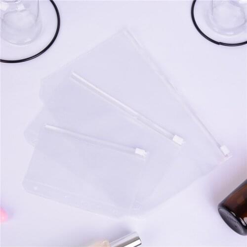 1 Pcs A5/A6/A7 Transparent File Storage Bag Zipper File Holder Document Organizer Pencil Case School Office Supplies