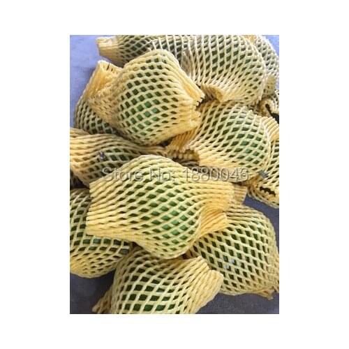 2019 Brand New 17x7cm Yellow color EPE Foam mesh for Apple/Peach sleeve net Thick fruit foam packing Eco-friendly material