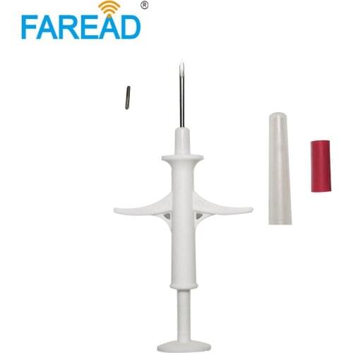 X50pcs Free Shipping small RFID glass tag 1.4x8mm ISO11784/5 FDX-B microchip animal syringe 134.2Khz RFID fish chips