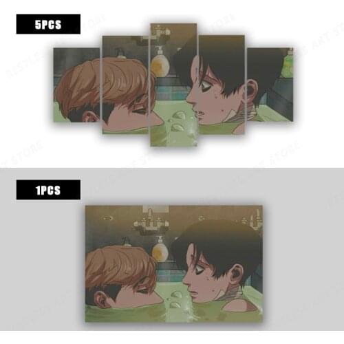 Modern Nordic Anime Character Killing Stalking Canvas Print Poster Painting Picture Wall Art for Living Room Bedroom Home Decor