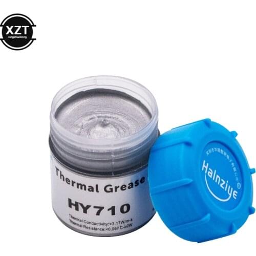 HY710 20G Processor CPU Cooler Cooling Fan Thermal Grease 3.17W High Performance Compound Heatsink Silicone Plaster Paste