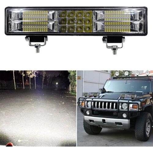 Ultra Slim LED Light Bar12" Dual Row Led Bar Combo Beam Work Light Lamp Driving Lights For SUV Cars