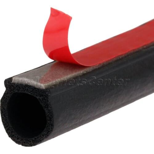 Mtsooning 8 Meters Small D Stype Car Door Seal Strip EPDM Noise Insulation Anti-Dust Soundproofing Car Rubber Seal Weatherstrip