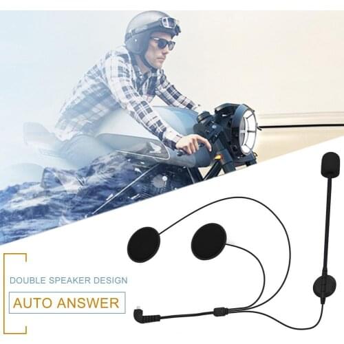 High-quality Helmet Headphone Clear Microphone Eco-friendly Helmet Intercom Microphone Noise Reduction for Calling