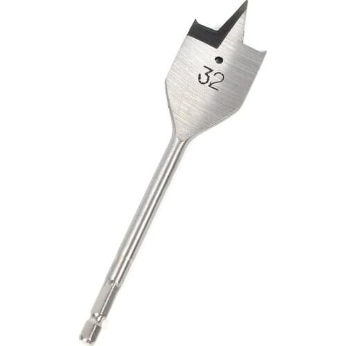 HOEN 1pcs Flat Drill Long High-carbon Steel Wood Flat Drill Set Woodworking Spade Drill Bits Durable Woodworking Tool Sets