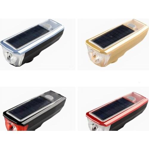 10000mah Solar Power Bank Bike Light IPX-4 500 Lumen Bicycle Bell Light LED USB Rechargeable Lamp Headlights Bike Light
