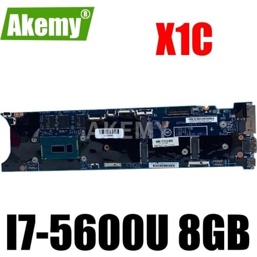 13268-1 448.01430.0011 placa base original para ThinkPad X1C X1 carbon 2015 i7-5600/i7-5500 RMA 8G 00HT361 Laptop motherboard