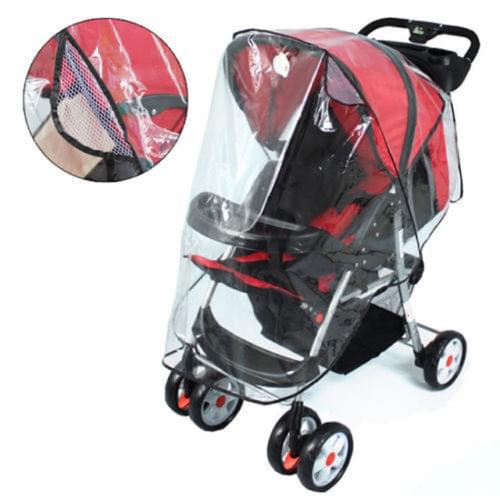 2019 Brand New Baby Stroller Raincover Universal Pushchair Pram Buggy Rain Cover Transparent Rain Cover
