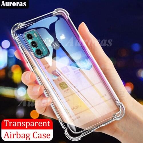Auroras For Motorola G60 Case Official Original Transparent Shockproof Cover For Moto G60 Airbag Case