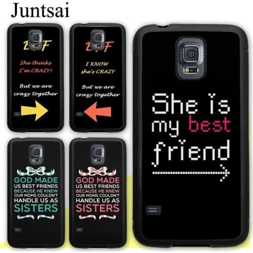 Best Friend Couples Crazy Together Case For Samsung Galaxy A51 A71 A31 A21S A20e A50 A70 M31 M21 S9 S10 S20 Plus Note 20 Ultra