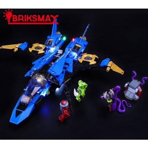 BriksMax Lighting Kit For 70668 Jays Storm Fighter , (NOT Include The Model)