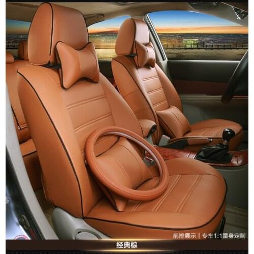 TO YOUR TASTE auto accessories custom luxury leather CAR SEAT COVER for HONDA Fit Odyssey CR-V ACCORD CIVIC STREAM CITY durable