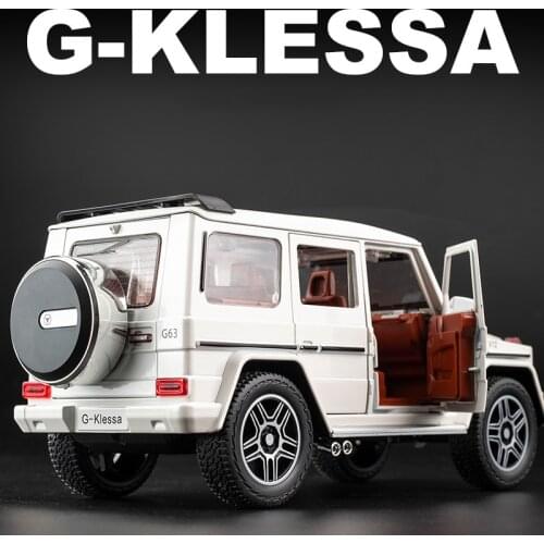 New 1:24 G63 G-KLESSA SUV Alloy Car Model Diecasts & Toy Vehicles Off-road Toy Cars Kid Toys For Children Gifts Boy Toy