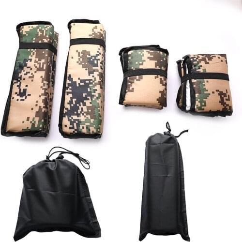 New Oxford Cloth Folding Camping Mat Portable Outdoor Waterproof Foam Sitting Pad Beach Mat Prevent Dirty Hiking Small Seat Pad