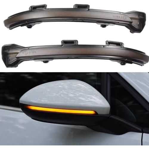 For VW Golf 7 7.5 MK7 GTI Jetta Sportsvan Touran L Dynamic LED Blinker Side Mirror Marker Turn Signal Light Lamp Car Accessories