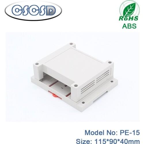 1pcs/lot 115*90*40mm CSCSD free shipping enclosure power supply plastic enclosure din rail plastic enclosure