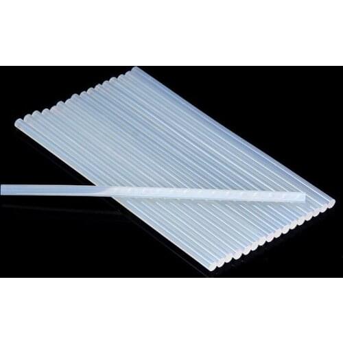 10Pcs/Set 7mmx200mm Clear Hot Melt Glue Sticks For Electric Glue Gun Car Audio Craft Repair General Purpose Adhesive