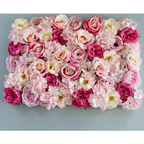 2pcsBackground Flower Wall Studio Shooting Rose Hydrangea artificial plants flower wall silk flowers fake flowers