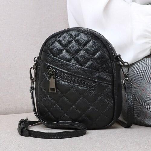 2020 Women Shoulder Bag Genuine Leather Small Crossbody Bags for Women Mini Luxury Handbags Female Clutch Purse sac a main
